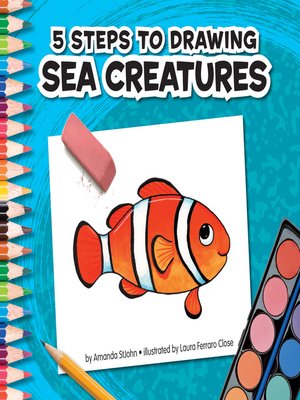 cover image of 5 Steps to Drawing Sea Creatures